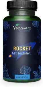 Vegavero Rocket | Pre Workout Supplement | Black Maca, L-Arginine, Cordyceps Sinensis, Panax Gingseng & Ashwagandha KSM 66 | NO Additives | Vegan - Image 2