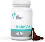 Vet Expert Kalmvet Stress and Anxiety Relief Supplement for Dogs and Cats – Promotes Relaxation with Chamomile, L-Tryptophan, and Valerian Root Extract 60 Twist off Capsules - Image 2