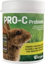 Vetark Pro-C Probiotic 100g Powder - Prebiotic & Probiotic With Added Vitamins For Rabbits & Other Small Mammals - Image 2