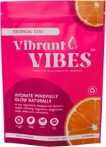 Vibrant Vibes Electrolyte Powder for Women – Clean Daily Hydration | Zero Sugar, Magnesium, B-Complex & C Vitamins | Vegan Electrolytes | 40 Servings – Tropical Zest Flavour - Image 2