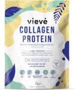 Vieve Collagen Powder - Hydrolysed Bovine Peptides - Diet Support Supplement for Skin, Hair, Nail Health - Non-GMO, EU Grass-Fed, Pasture-Raised Cattle - No Dairy or Sugar, Flavourless, 400g - Image 2