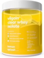Vilgain Clear Whey Isolate, Fresh Fruity Protein Flavour, Sweetened with Stevia, Over 85% Protein, Natural Ingredients, No Artificial Flavours and Dyes (500 g) (Lemon Splash) - Image 2