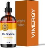 Vimergy Goldenseal, 57 Servings – Goldenseal Drops– Vegan Liquid goldenseal Extract – Alcohol-Free Golden Seal– Formulated Without Sugar or Binders – Non-GMO & Gluten-Free (115 ml) - Image 2