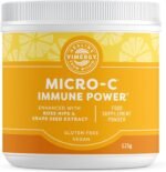 Vimergy Micro-C Immune Power, Travel Size, 69 Servings, Vitamin C 1000mg, Gentle ascorbic Acid, Buffered Vitamin C Powder, Immune & Nerve Support, Benefits Bone & Cartilage, Gluten-Free, Vegan (125g) - Image 2
