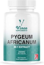 Vinco Pygeum Africanum 4,000mg Equivalent - 200mg of 20:1 Extract - 120 High Strength Capsules - 13% phytosterols - Prostrate Health Supplement - Non-GMO & Gluten Free – Made in UK - Image 2