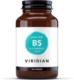 Viridian - High B5 Complex + VIT C - 30 Caps | Energy & Immune Support | Reduces Tiredness & Fatigue | Complete B-Vitamin Formula | 100% Active Ingredients | Expertly Formulated - Image 2