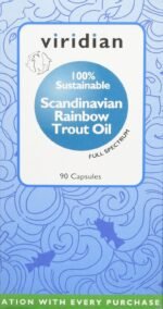 Viridian - Scandinavian Rainbow Trout Oil, 90 Softgels | Omega Oil Softgels | Maintenance of Vision and Normal Brain Function | 100% Sustainable | Nutritionist Formulated - Image 2