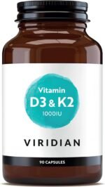 Viridian - Vitamin D3 & K2 – 90 Capsules | Plant-Sourced Vegan D3 from Lichen & Vegan K2 from Natto Cultures | Supports Normal Bones, Teeth, Muscle Function & Immunity | 100% Active Ingredients - Image 2