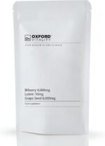 Vision Care Tablets | Bilberry, Lutein & Grape Seed Tablets | Eye Health & Antioxidant | Oxford Vitality - Image 2