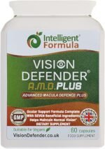 Vision Defender Plus Eye Supplement – Complete AREDS2 Eye Vitamins Enhanced with Meso-Zeaxanthin – Lutein, Zeaxanthin, Vitamins C & E, Zinc, Copper – 7 Nutrients for Eye Health – 60 Vegan Capsules - Image 2