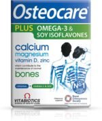 Vitabiotics Osteocare Plus Omega-3 and Soy Isoflavones - 84 Tablets/Capsules - Image 2