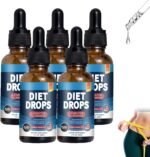 Vitaburn Drops for Wellness & Metabolism Support,Vitaburn Slimming Drop for Men & Women, Wei-GHT Loss Support Drops, Control Cravings & Burn Fat Naturally (60ml, 5pcs) - Image 2