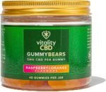 Vitality CBD Gummy Bears, 5mg of cannabidiol per Gummy, 40 Gummies, Raspberry and Orange Flavours, NO THC - Image 2