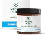 Vitality CBD Muscle & Joint Gel, 500 mg Strength CBD, 100 ml, NO THC - Image 2