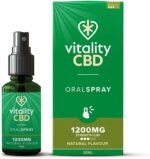 Vitality CBD Oral Spray in MCT Oil, 1200 mg, Natural, 30 ml, NO THC - Image 2