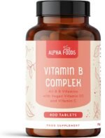 Vitamin B Complex | 400 High Strength Vegan Tablets (1 Year+ Supply) | All 8 B Vitamins B1-B2-B5-B6-B12, Biotin, Folic Acid, VIT C & D3 | Energy Boost & Immune Support | Alpha Foods - Image 2