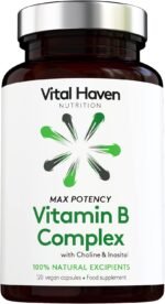 Vitamin B Complex (B1, B2, B5, B6, B7, B9, B12, Choline, Myo-Inositol) Supplement - UK Made - Image 2