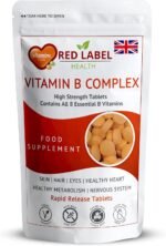 Vitamin B Complex High Strength, Pack of 100 Tablets (3+ Months Supply), All 8 Essential B Vitamins in 1 Tablet for Men & Women, B1, B2, B3, B5, B6, B12, Biotin & Folic Acid, UK - Image 2