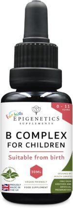 Vitamin B Complex for Children 30ml | 9 B Vitamins Supplement from Birth 0-11 Years | Newborn Baby Kids Sugar Free UK Made Vegetarian Liquid | Long Suppy. 1 Drop Daily - Image 2