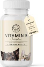 Vitamin B Complex for Dogs – 120 Tablets | 4-Month Supply – High-Dose B Vitamins for Dogs & Cats with B1, B2, B3, B5, B6, B9, B12, Vitamin K, L-Tryptophan & Selenium - Image 2