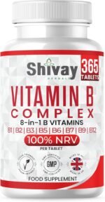 Vitamin B Complex – 365-Count Vitamin B Complex Tablets 1-Year Supply High-Strength Tablets with B1, B2, B6, B12, Folic Acid, Biotin for Tiredness, Fatigue, Immune Support, Made in UK - Image 2
