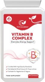 Vitamin B Complex – High Strength | 120 Capsules | 8 B Vitamins with PABA | Energy, Metabolism, Immunity & Nervous System Support | Vegan, Non-GMO, No Preservatives | 4-Month Supply by Natures Zest - Image 2