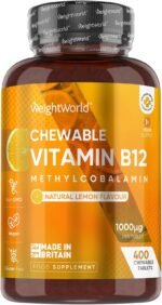 Vitamin B12 Tablets 1000mcg - 1+ Year Supply - 400 Chewable Tablets - Natural Lemon Flavour - Vegan & Gluten-Free - Methylcobalamin Form - B12 Vitamins for Women & Men - Made in The UK - Image 2