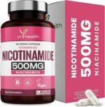 Vitamin B3 Nicotinamide, Niacinamide 500mg - 90 Vegan Niacin B3 Capsules Flush Free, for Skin, Energy Yielding Metabolism, Tiredness & Fatigue, One A Day, 3 Months Supply - Made in The UK by YrHealth - Image 2