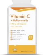 Vitamin C + Bioflavonoids Capsules - 90 Premium Vegan Capsules | Support for a Healthy Immune System | High Strength Ascorbic Acid with Added Bioflavonoids – Made in The UK by Hellenia - Image 2