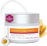 Vitamin C Day Cream for Face and Neck with Chamomile Flower Extract, Manuka Honey & Sweet Almond Oil | Plant Based Formula | Carefully formulated to keep your skin young and healthy! - Image 2