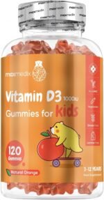 Vitamin D for Kids 1000IU | 120 Tasty Gummies | 4 Months Supply | Natural Orange Flavour | 1 per Day | Vegetarian-Friendly, Non-GMO & Gluten-Free | Easy to Chew | Kids Vitamin D Gummies for 3-12 Years - Image 2