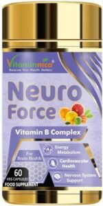 Vitaminnica Neuro Force | Vitamin B-Complex B1, B2, B3, B6, B12 | Energy Levels & Metabolism | 60 Capsules - Image 2