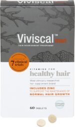 Viviscal Hair Supplement For Men, Natural Ingredients with Rich Marine Protein Complex AminoMar C, Zinc & Flax Seed, Contributes to Healthy Hair Growth, Pack of 60 Tablets, 1 Month Supply, 1 pack - Image 2