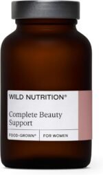 WILD NUTRITION Food-Grown® Complete Beauty Support | Hair Skin and Nails Vitamins for Women | Antioxidant & Collagen Formation Support | Hyaluronic Acid, Biotin, Zinc, Selenium & More | 60 Capsules - Image 2