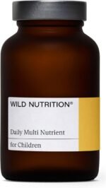 WILD NUTRITION Food-Grown® Kids Daily Multi Nutrient | Kids Multivitamin with B Vitamins, Magnesium, Zinc, Vitamin D, and More to Support Immunity, Bones, and Cognitive Development | 60 Capsules - Image 2