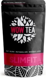 WOW TEA Slimfit Tea - Natural Body Shaping Tea | Fast Acting Weight Loss Herbs | Waistline Slimming Tea | Green Tea Complex | F-Burning Organic Tea - 150 gr | Made in EU - Image 2