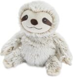 Warmies Marshmallow Sloth Plush Junior Size, Microwavable Plush with French Lavender Scent, Fully Heatable Cuddly Sloth Toy for Anxiety and Pain Relief - Image 2