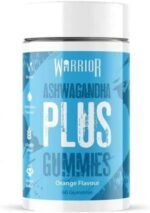 Warrior Ashwagandha Plus Gummies - Containing a Potent 10:1 Ashwagandha Extract, Rhodiola, L-Theanine and a Host of B Vitamins - Vegan - Gluten Free - Stress Relief - Orange Flavour (60 Gummies) - Image 2