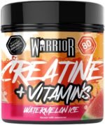 Warrior Creatine Monohydrate Powder + Vitamins 360g - Performance & Recovery - Pure Micronised Multivitamin Nutrition Blend - Vitamin A, B12, C, D,Magnesium, Iron, Zinc - 80 Servings (Watermelon Ice) - Image 2