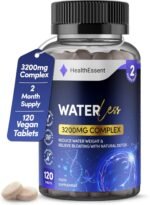 WaterLess 3200mg - Water Retention Tablets for Women & Men - Relieve Bloating and Digestion with Natural Detox - High Strength Dandelion Root - 120 Vegan Tablets by HealthEssent - Image 2