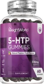 WeightWorld 5 HTP Supplement - 330mg per Serving - 60 Gummies - with Lemon Balm & L-Tryptophan - 2 Gummies a Day - 1 Month Supply - Natural Passion Fruit Flavour - 5-HTP Supplement - Vegan-Friendly - Image 2