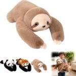 Weighted Plush Animal for Kids & Adults, 45CM Cute Weighted Stuffed Animals, Hugging Pillow for Anxiety Relief & Sleep Support, Red Panda Sloth Stuffed Toys, Gifts for Boys Girls (Sloth) - Image 2