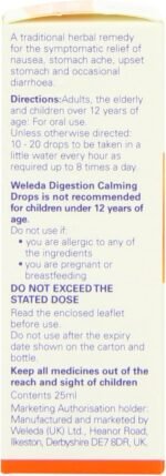 Weleda Digestive Calming Drops 25ml (Pack of 2) - Image 2