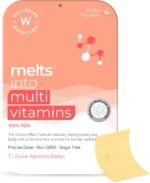 Wellbeing Nutrition Melts Plant Based Multivitamin for Men & Women with 100% RDA of Vitamin A, Vitamin B-Complex, Vitamin C, D3 + K2, Ashwagandha & Ginseng for Immunity & Energy (30 Oral Strips) - Image 2