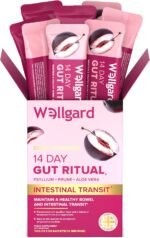Wellgard 14 Day Gut Ritual - Daily Fibre & Digestive Enzymes Formula to Maintain a Healthy Bowel and Intestinal Transit, 14 Single-Serve Sachets - Image 2