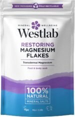 Westlab - Restoring Magnesium Flakes - 1kg Resealable Pouch - 100% Natural, Pure & Unscented Mineral Salts - Magnesium Chloride Foot & Body Soak - Image 2