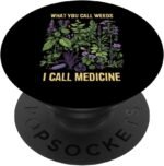 What You Call I Call Medicinal Herbs Natural Healing PopSockets Swappable PopGrip - Image 2