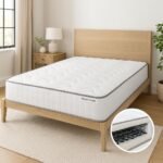 White Border Reflex Foam Mattress 7" Hybrid Spring, 91 cm Single, 137 cm Double, 152 cm King, 183 cm Super King. (Small Double) - Image 2