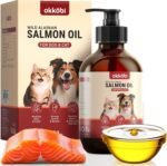 Wild Salmon Oil for Dogs & Cats - Omega 3 Fish Oil for Dogs with EPA & DHA supplements for Skin & Coat, Dandruff, Heart & Immune System, Joint and Brain Support - 250 ml - Image 2