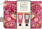 William Morris At Home Hand Cream 2x 30ml, Cosmetic Bag, Zip Pull Toiletry Beauty Organiser, Shea Butter, Patchouli and Red Berry Moisturiser, Travel Size, Vegan and Cruelty Friendly, Gift For Her - Image 2